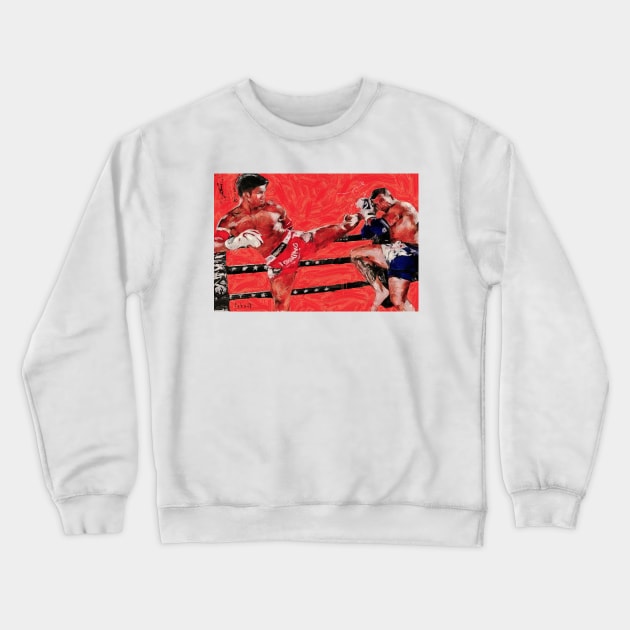 Muay Thai 004 Crewneck Sweatshirt by sakont